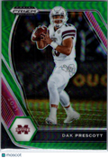 2021 Panini Prizm Draft Picks Dak Prescott #9 Green