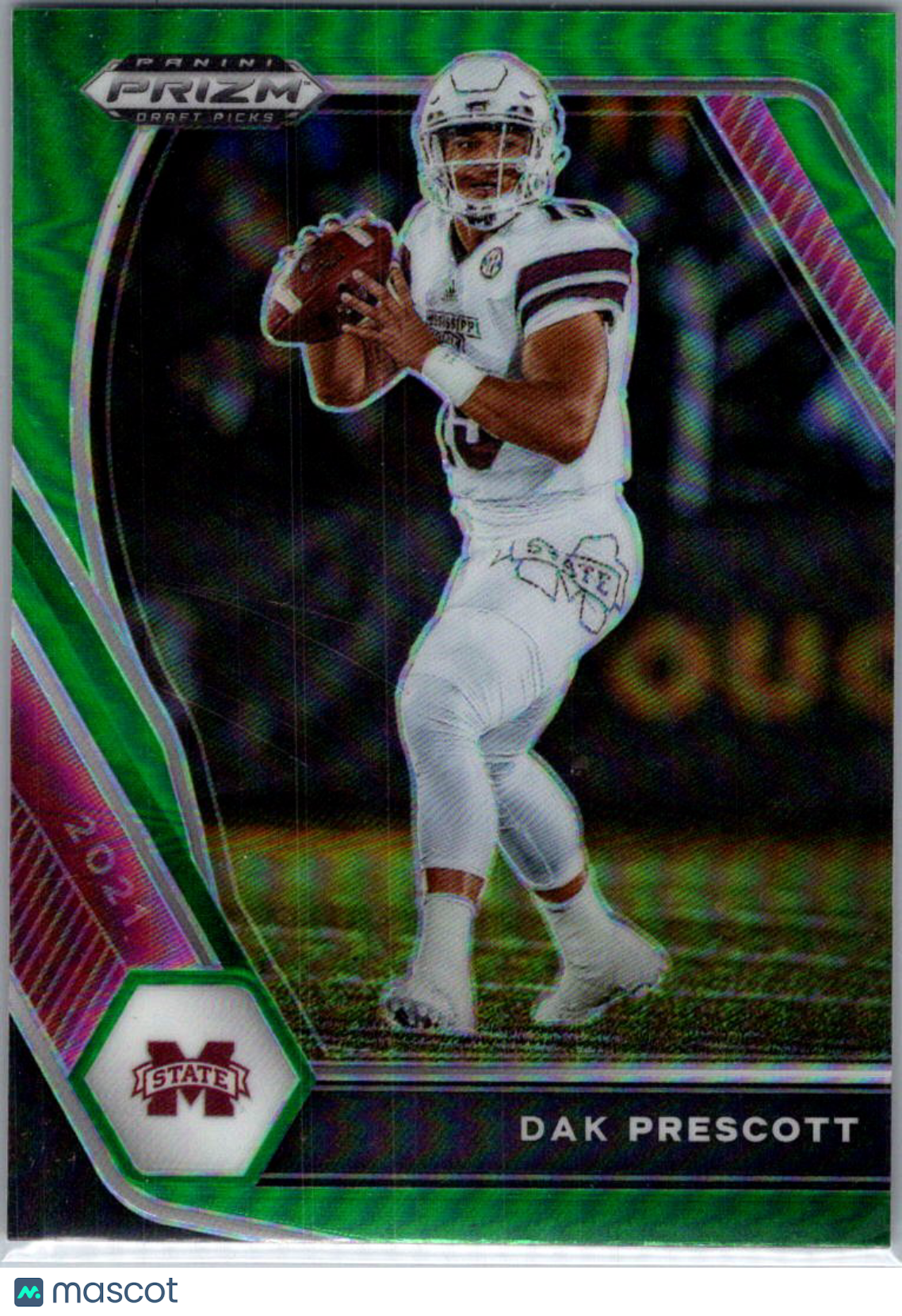 2021 Panini Prizm Draft Picks Dak Prescott #9 Green