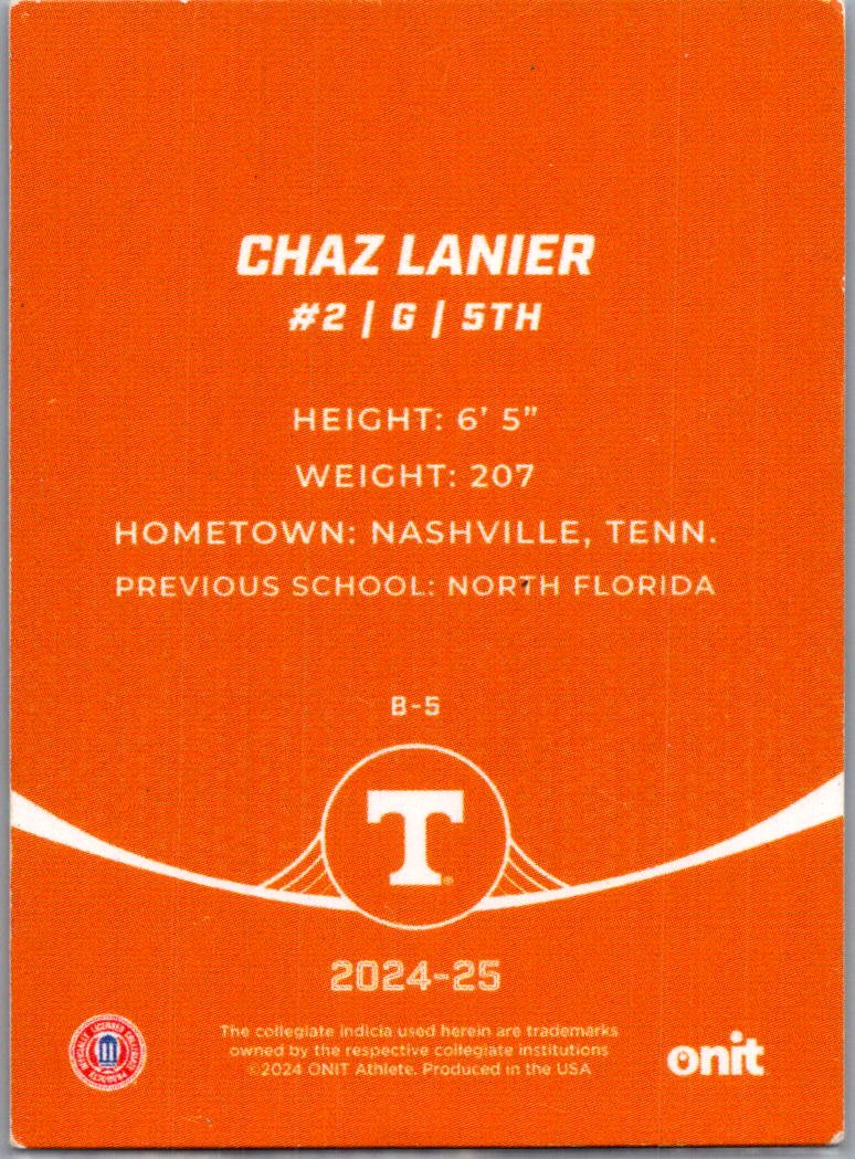 2024 Onit Athlete Basketball Chaz Lanier #B-5