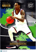 2022 Wild Card Matte Paint Ball Jordan Hawkins #PB-13 Green /125