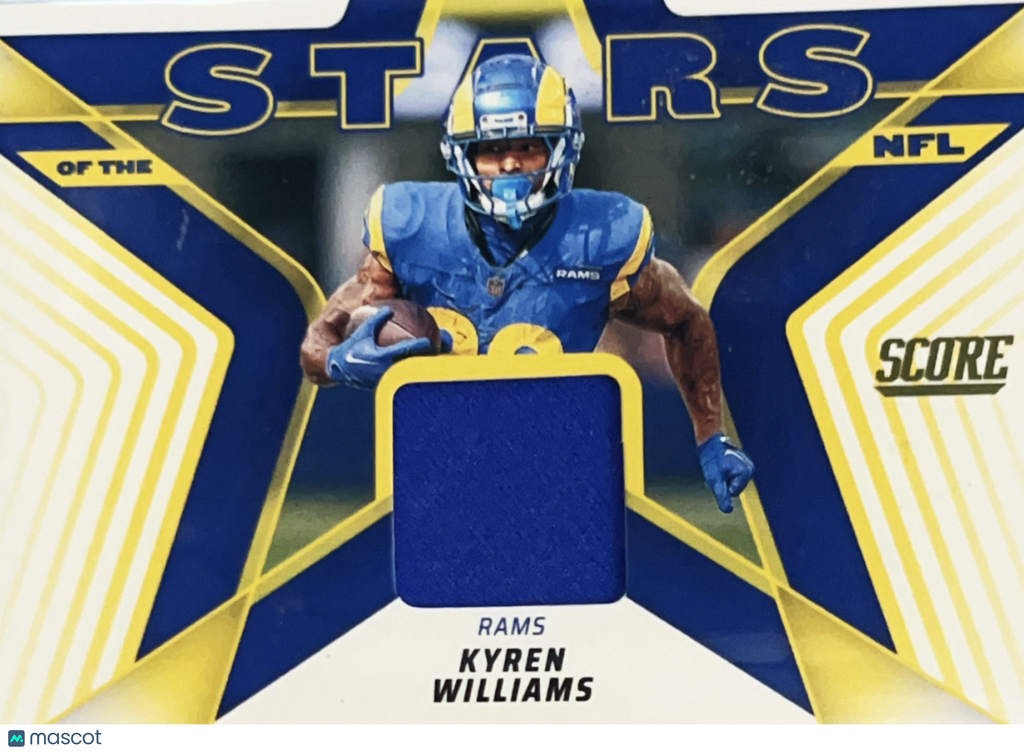 2025 Panini Score Football Stars of the NFL Kyren Williams #SNJ-KWS Memorabilia