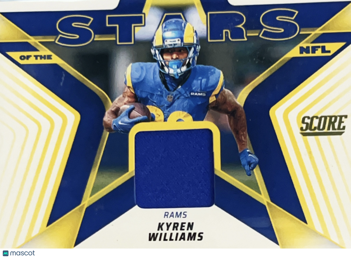 2025 Panini Score Football Stars of the NFL Kyren Williams #SNJ-KWS Memorabilia