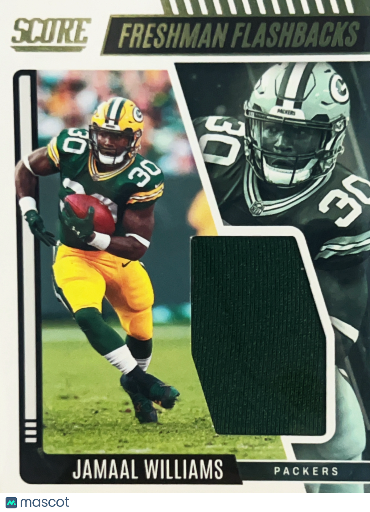 2022 Panini Score Freshman Flashbacks Jamaal Williams #FF10 Memorabilia