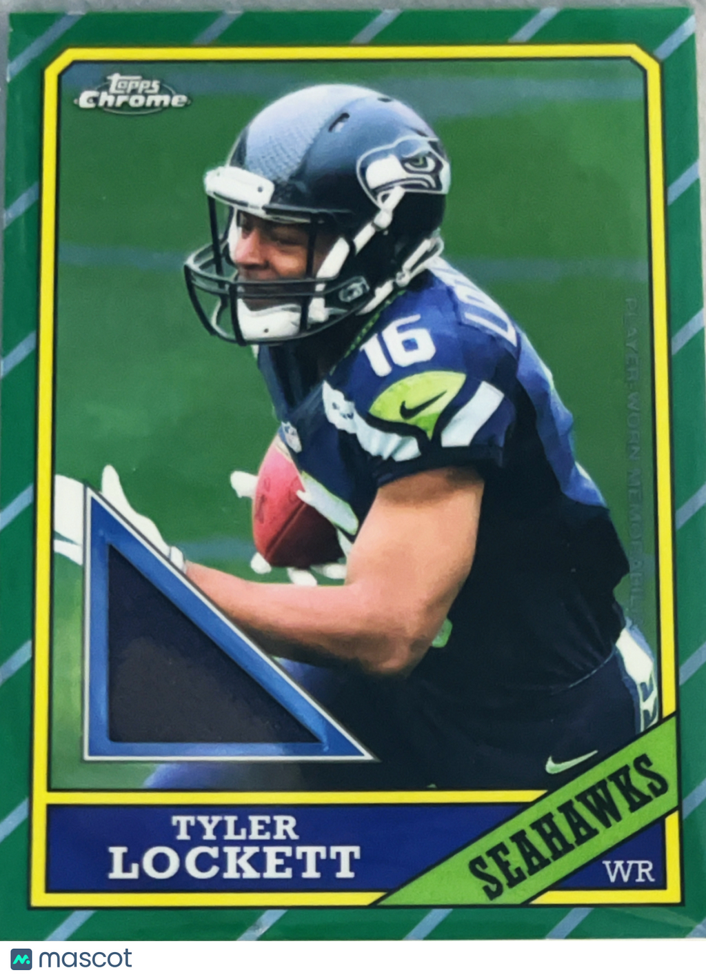 2015 Topps Chrome Tyler Lockett #T60R-TL Green Relic Memorabilia