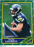2015 Topps Chrome Tyler Lockett #T60R-TL Green Relic Memorabilia