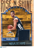 2017 Panini Hoops Rise 'N Shine Tyler Lydon #RS-TLN Player-Worn Material