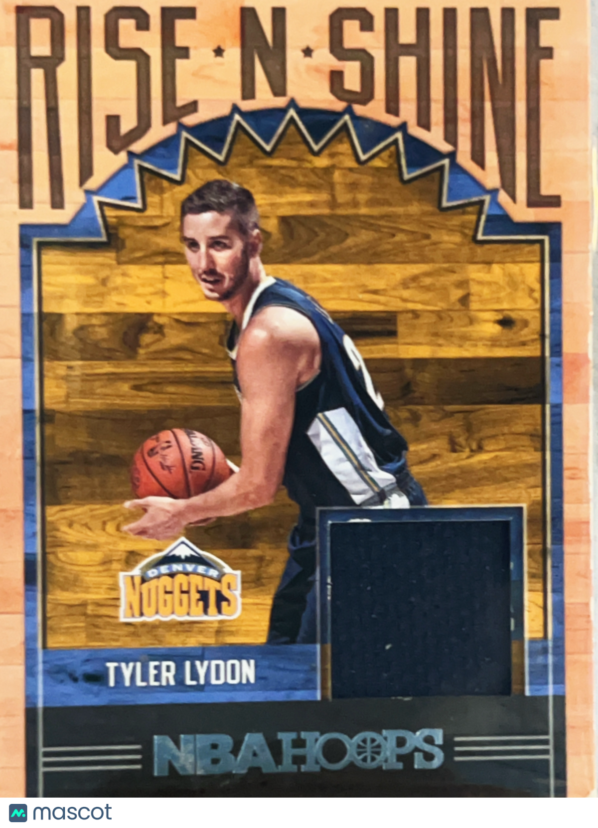2017 Panini Hoops Rise 'N Shine Tyler Lydon #RS-TLN Player-Worn Material