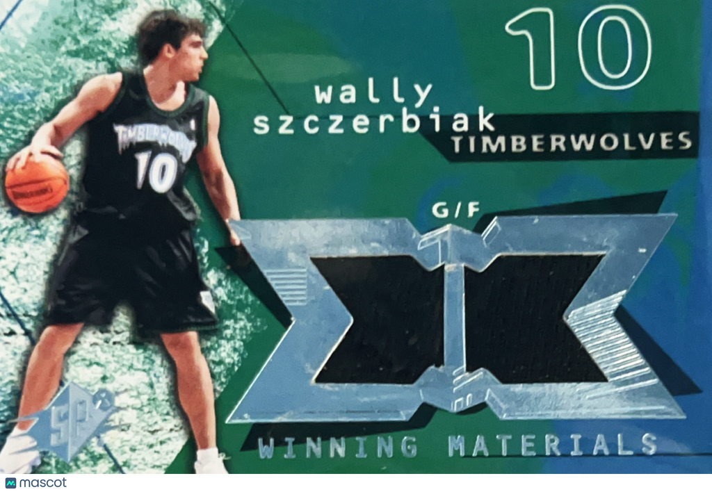 2004 Upper Deck SPx Winning Materials Wally Szczerbiak #WM-WS Game Used