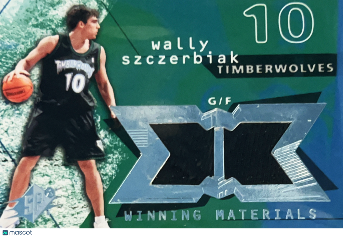 2004 Upper Deck SPx Winning Materials Wally Szczerbiak #WM-WS Game Used