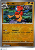 2025 White Flare Archen Reverse Holo Uncommon #50/86