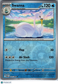 2025 White Flare Swanna Reverse Holo Uncommon #26/86