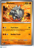 2023 Scarlet & Violet 151 Rhyhorn Reverse Holo #111/165