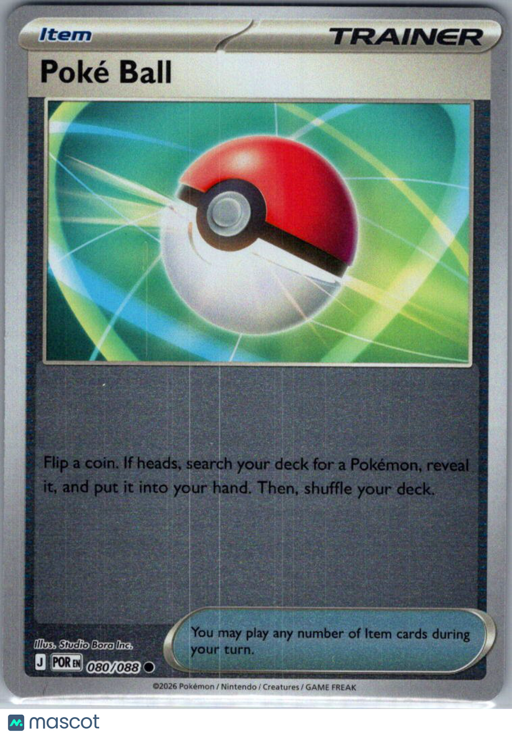 2026 Mega Evolution – Perfect Order Poké Ball Reverse Holo #80/88