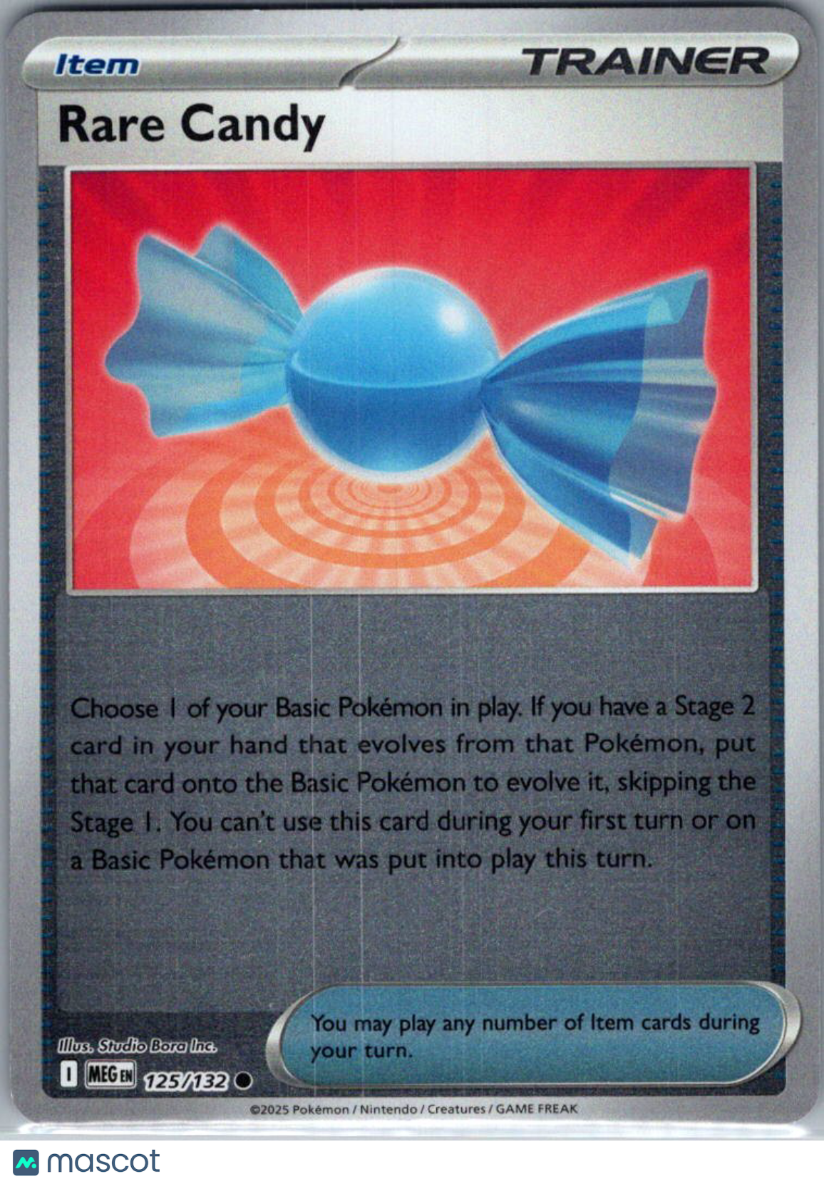 2025 Mega Evolution Rare Candy Reverse Holo #125/132