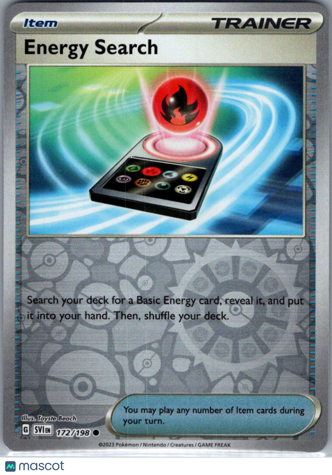 2023 Scarlet & Violet Energy Search Reverse Holo #172/198