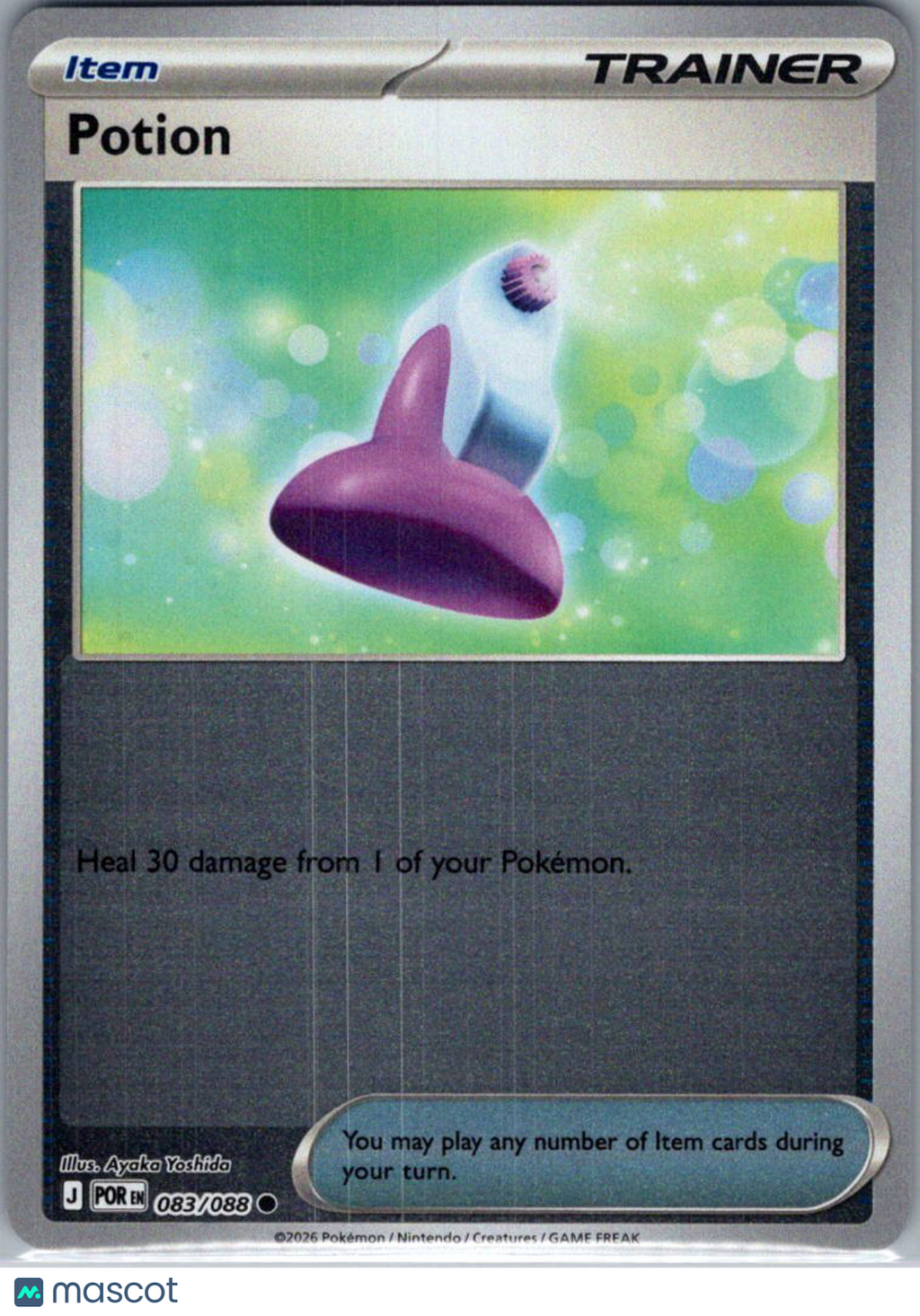 2026 Mega Evolution – Perfect Order Potion Reverse Holo #83/88