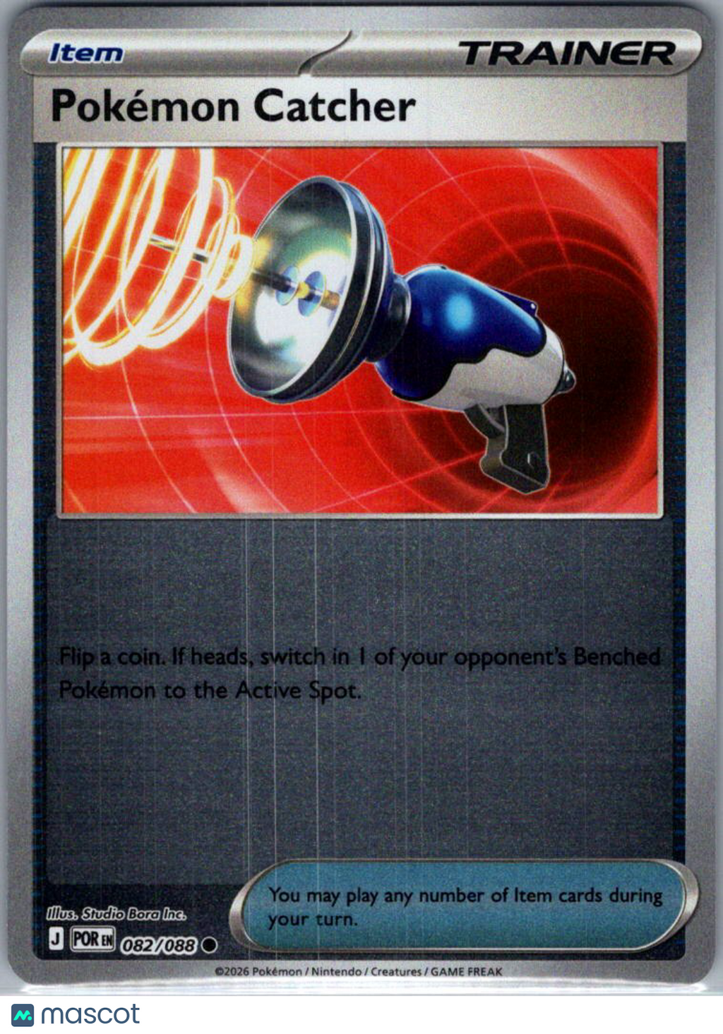 2026 Mega Evolution – Perfect Order Pokemon Catcher Reverse Holo #82/88