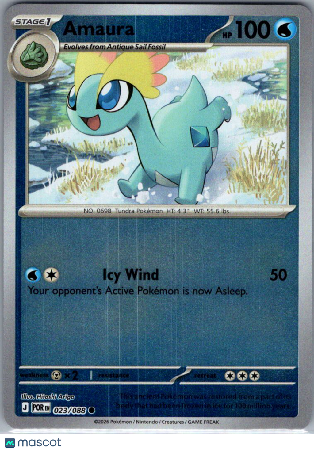 2026 Mega Evolution – Perfect Order Amaura Reverse Holo #23/88