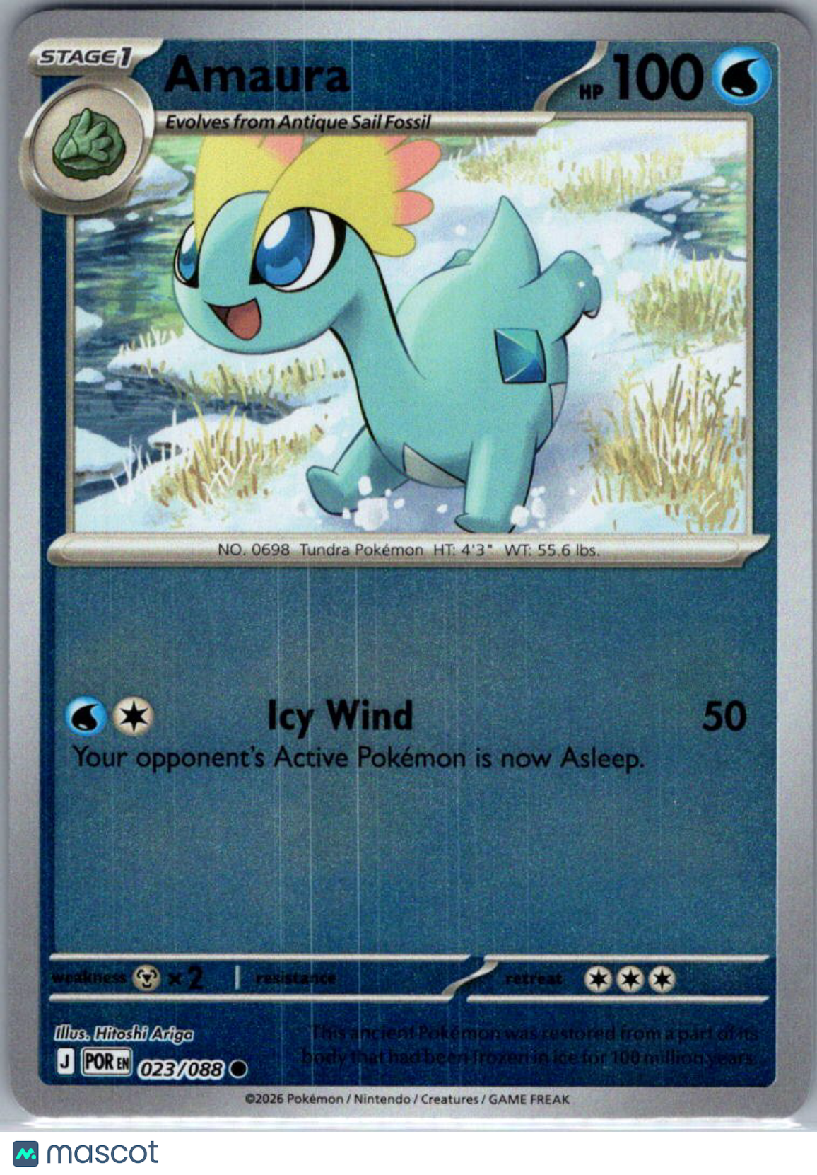 2026 Mega Evolution – Perfect Order Amaura Reverse Holo #23/88
