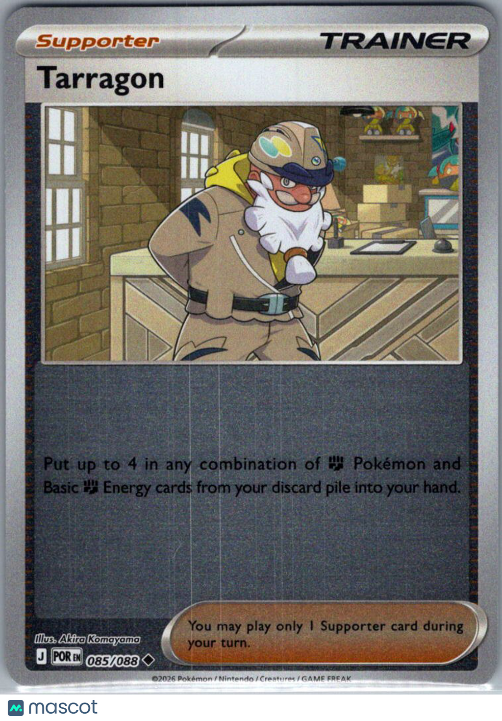 2026 Mega Evolution – Perfect Order Tarragon Reverse Holo Uncommon #85/88
