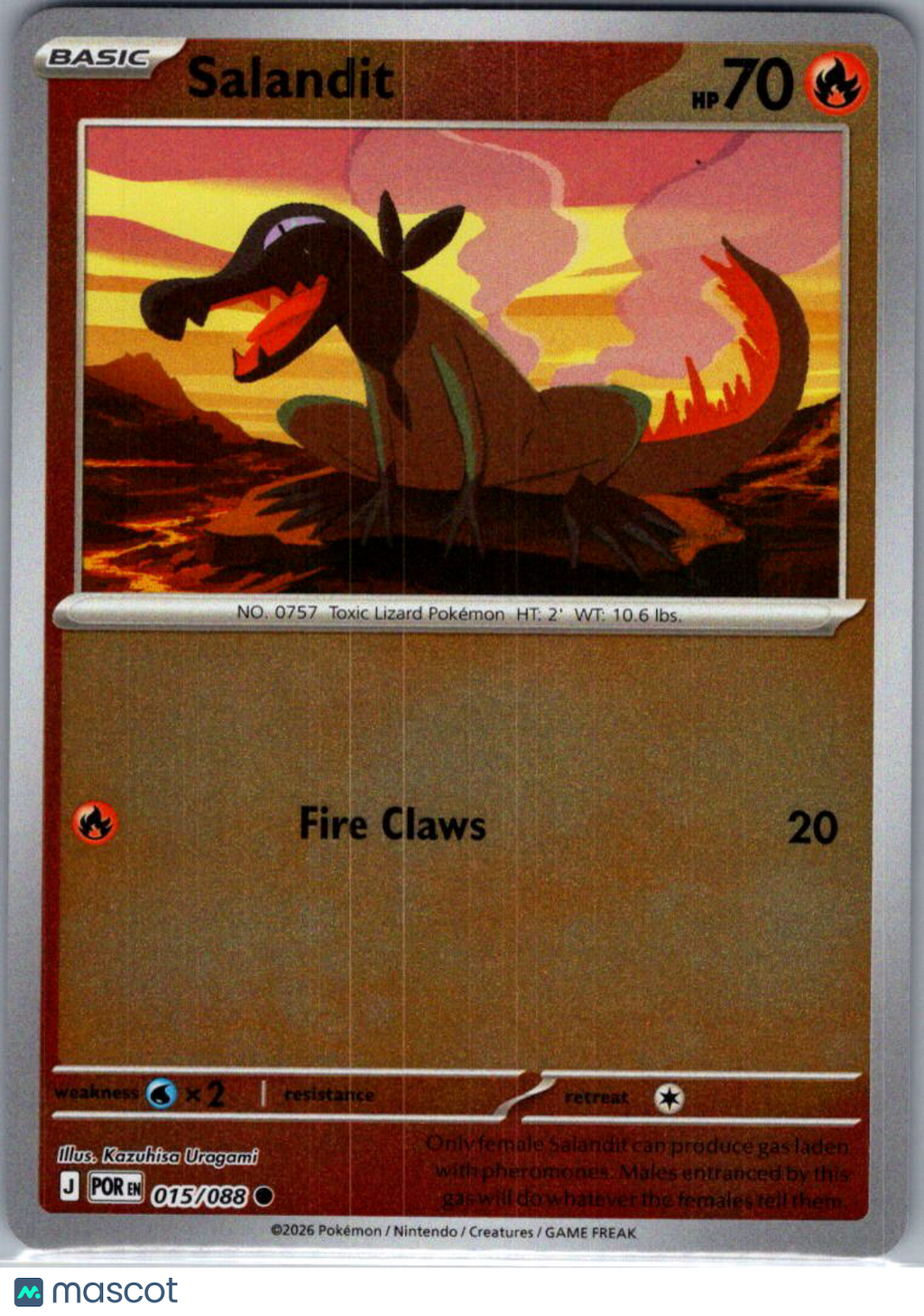 2026 Mega Evolution – Perfect Order Salandit #15/88