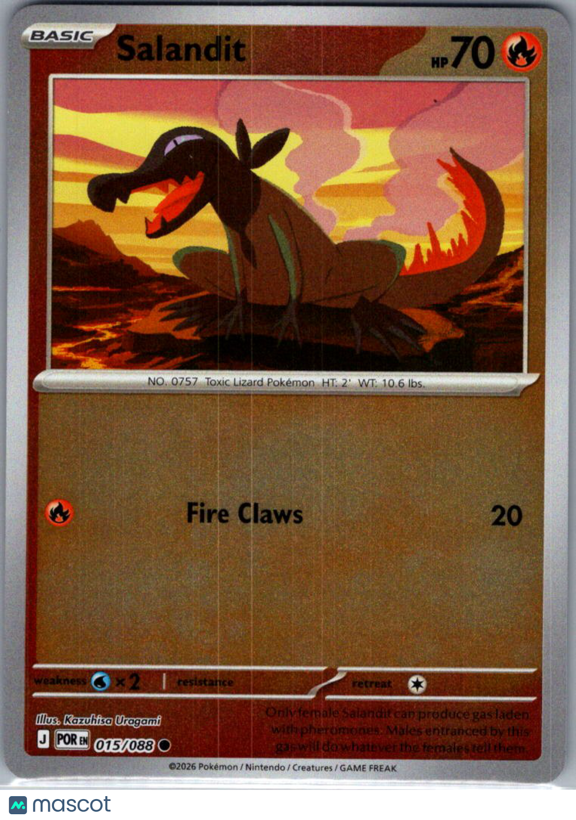 2026 Mega Evolution – Perfect Order Salandit #15/88