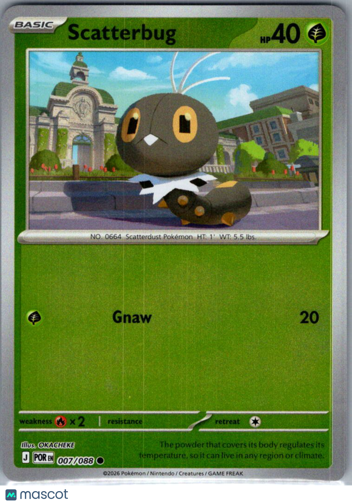 2026 Mega Evolution – Perfect Order Scatterbug #7/88