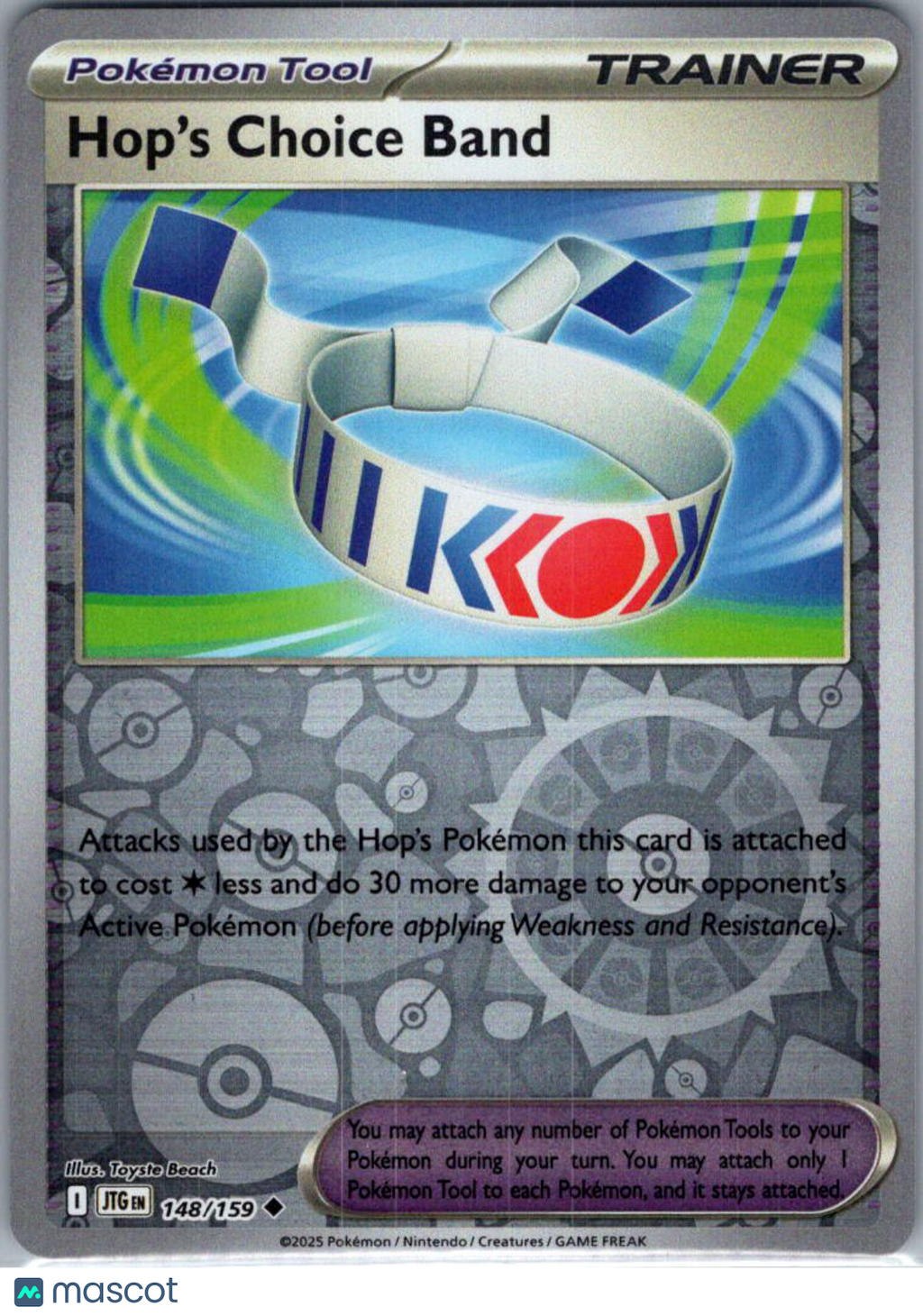 2025 Journey Together Hop's Choice Band Reverse Holo Uncommon #148/159