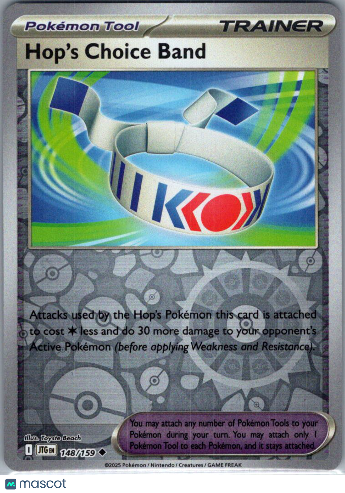 2025 Journey Together Hop's Choice Band Reverse Holo Uncommon #148/159
