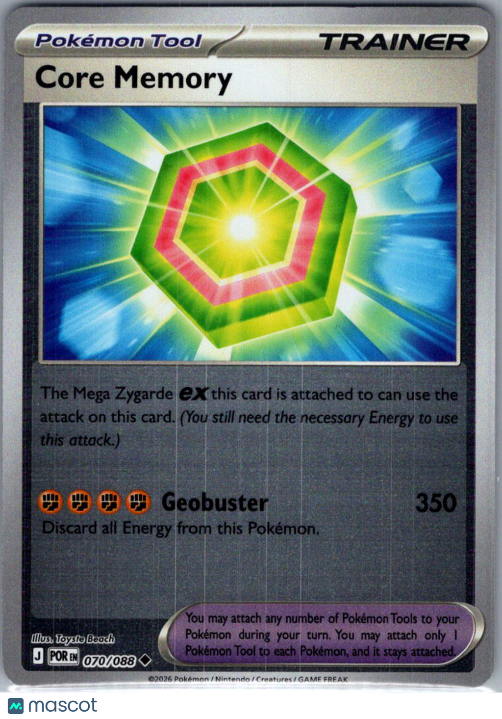 2026 Mega Evolution – Perfect Order Core Memory Uncommon #70/88