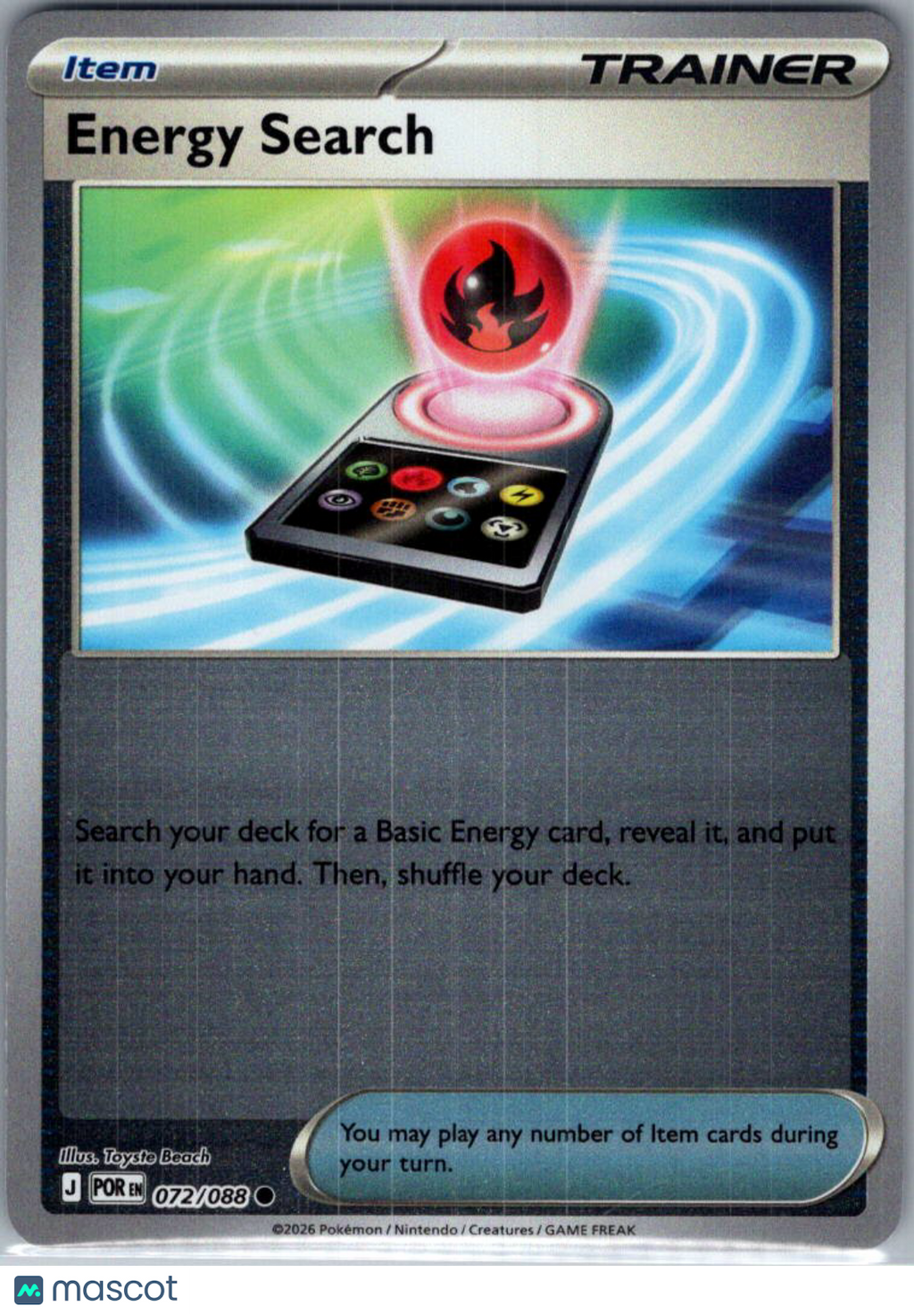 2026 Mega Evolution – Perfect Order Energy Search #72/88
