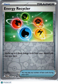 2025 Destined Rivals Energy Recycler Reverse Holo Uncommon #164/182