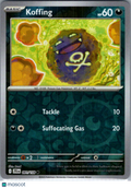 2025 Journey Together Koffing Reverse Holo #91/159