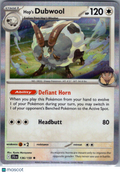 2025 Journey Together Hop's Dubwool Holo Rare #136/159