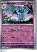 2025 White Flare Swoobat Reverse Holo Uncommon #37/86