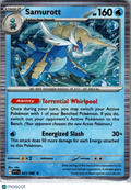 2025 White Flare Samurott Holo Rare #23/86