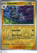 2025 White Flare Zebstrika Reverse Holo Uncommon #32/86