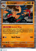 2025 White Flare Archeops Reverse Holo Rare #51/86