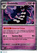 2025 White Flare Gothitelle Holo Rare #43/86