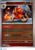 2025 Mega Evolution Pyroar Reverse Holo Uncommon #24/132