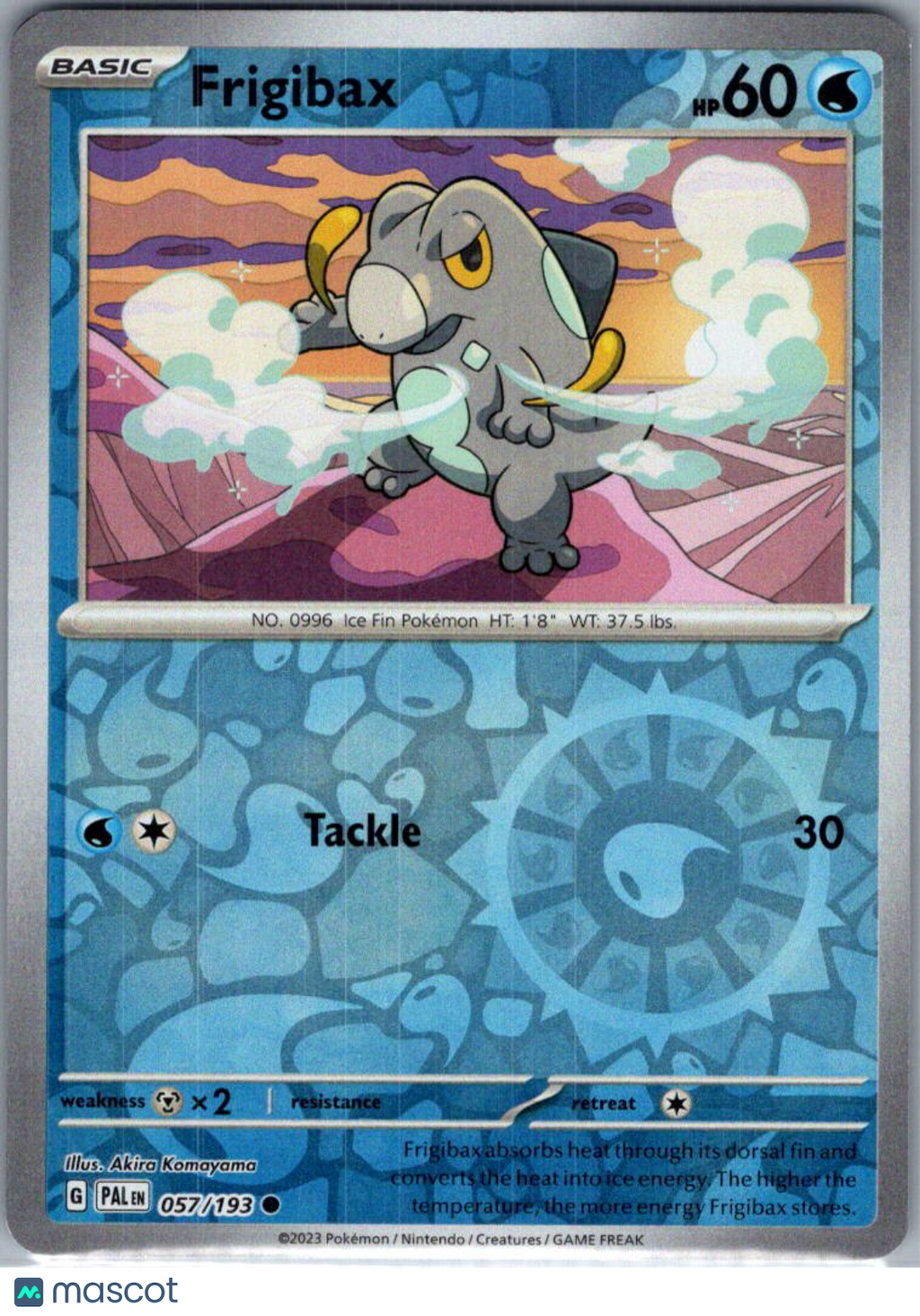 2023 Paldea Evolved Frigibax Reverse Holo #57/193