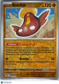 2023 Obsidian Flames Stunfisk Reverse Holo Uncommon #112/197