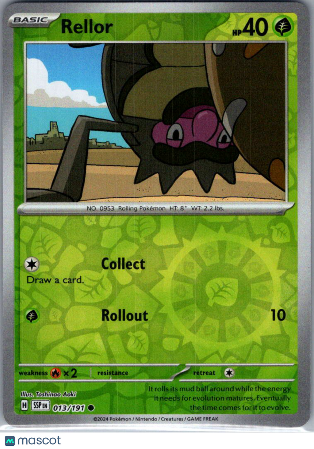 2024 Surging Sparks Rellor Reverse Holo #13/191
