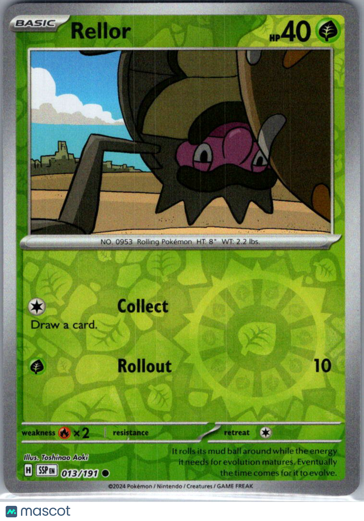2024 Surging Sparks Rellor Reverse Holo #13/191
