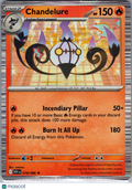 2025 White Flare Chandelure Holo Rare #18/86