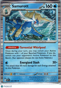 2025 White Flare Samurott Holo Rare #23/86
