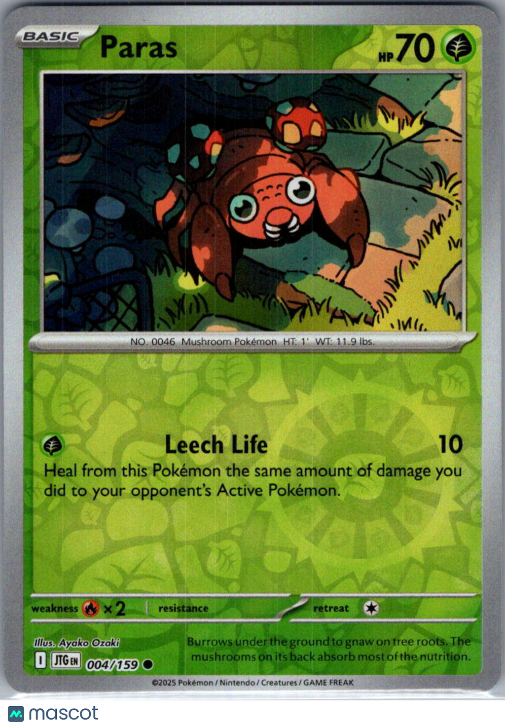 2025 Journey Together Paras Reverse Holo #4/159