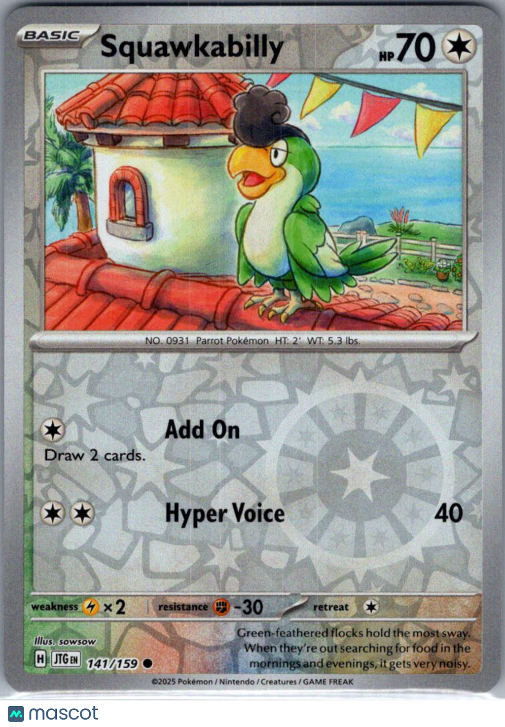2025 Journey Together Squawkabilly Reverse Holo #141/159