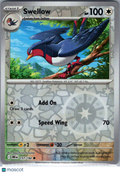 2025 Destined Rivals Swellow Reverse Holo #157/182