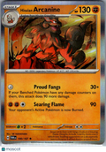 2024 Twilight Masquerade Hisuian Arcanine Holo Rare #100/167